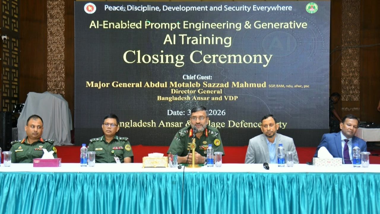 Ansar-VDP concludes 10‑day AI training for media cell