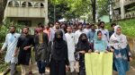 CoU students hold silent procession demanding justice for Apratim