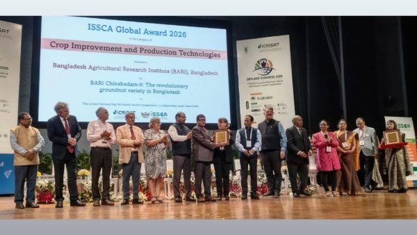 BARI wins ISSCA Global Award for groundnut variety