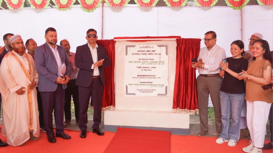 BEPZA gets two modern weighbridges at Dhaka EPZ