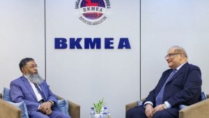 BKMEA president meets Pakistan envoy