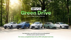 BYD links test drives with tree planting initiative