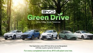 One test drive, one tree plantation in September: BYD