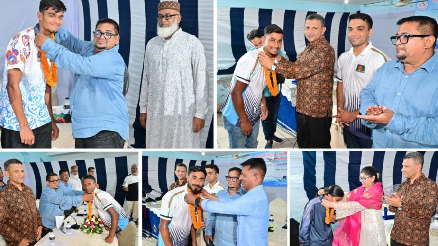 Bangladeshi swimmers honoured after international success