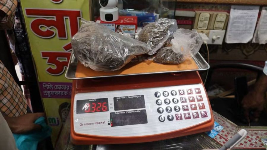 Cannabis seized in Barguna gold shop raid