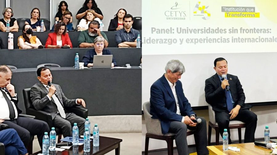 Sabur Khan joins global university leaders at CETYS anniversary