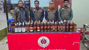 CIID seizes 81.50 litres of foreign liquor at Dhaka airport