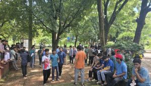 CUET shutdown enters third day, students stage demonstration