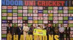 EUB win Clemon Indoor Uni Cricket