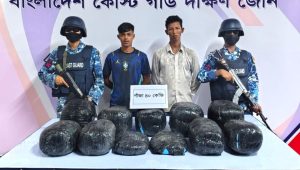 Coast Guard arrests two with 40kg cannabis in Bhola