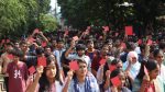 Cuet students show new VC ‘red card’ protests enters 5th day