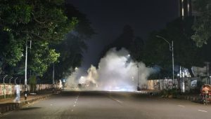 Three consecutive explosions heard in DU premises