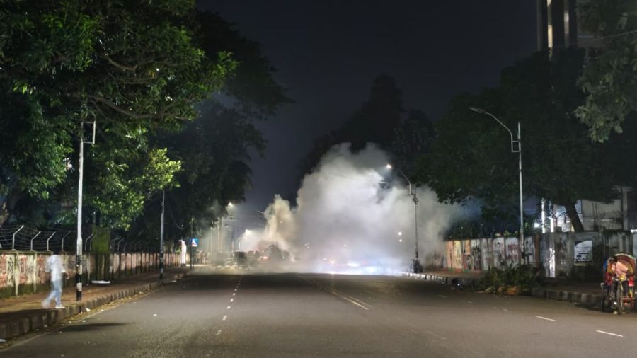 Three consecutive explosions heard in DU premises