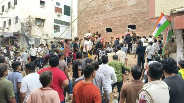 Delhi building collapse: Students, labourers feared trapped