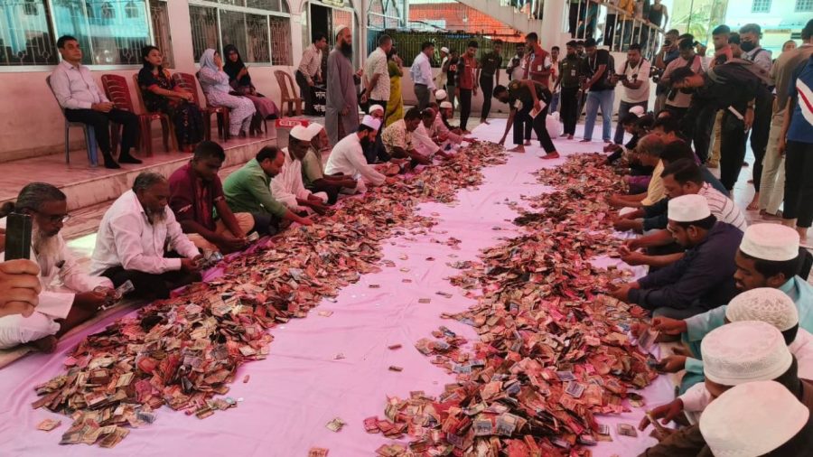Shahjalal shrine donation boxes opened for 4th time
