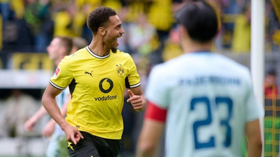 Nmecha brace fires Dortmund to third straight win