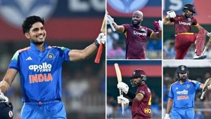 Gill’s double ton, 400-plus chase, five centuries headline India’s historic win