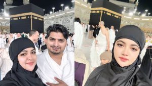 Shah Humayra Subah shares Umrah journey with husband