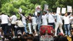 Excessive force used on Indian protesters demanding EC chief exit