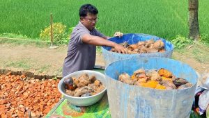 Jhenaidah man builds shield against lightning to save farmers