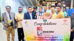 Asian Games bronze medallist Jinnat receives warm welcome home