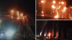 Fire at Kakoli foot overbridge under control