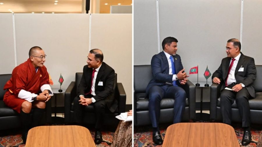 Tarique meets Bhutan, Maldives leaders on UNGA sidelines