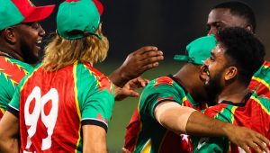 Miraz’s Guyana eliminated from CPL after thrilling defeat to Jamaica