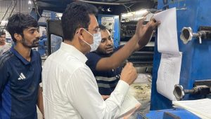 Milon inspects six Dhaka presses to check textbook quality