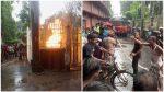 Lightning strike sparks fire at energy minister’s Sirajganj home