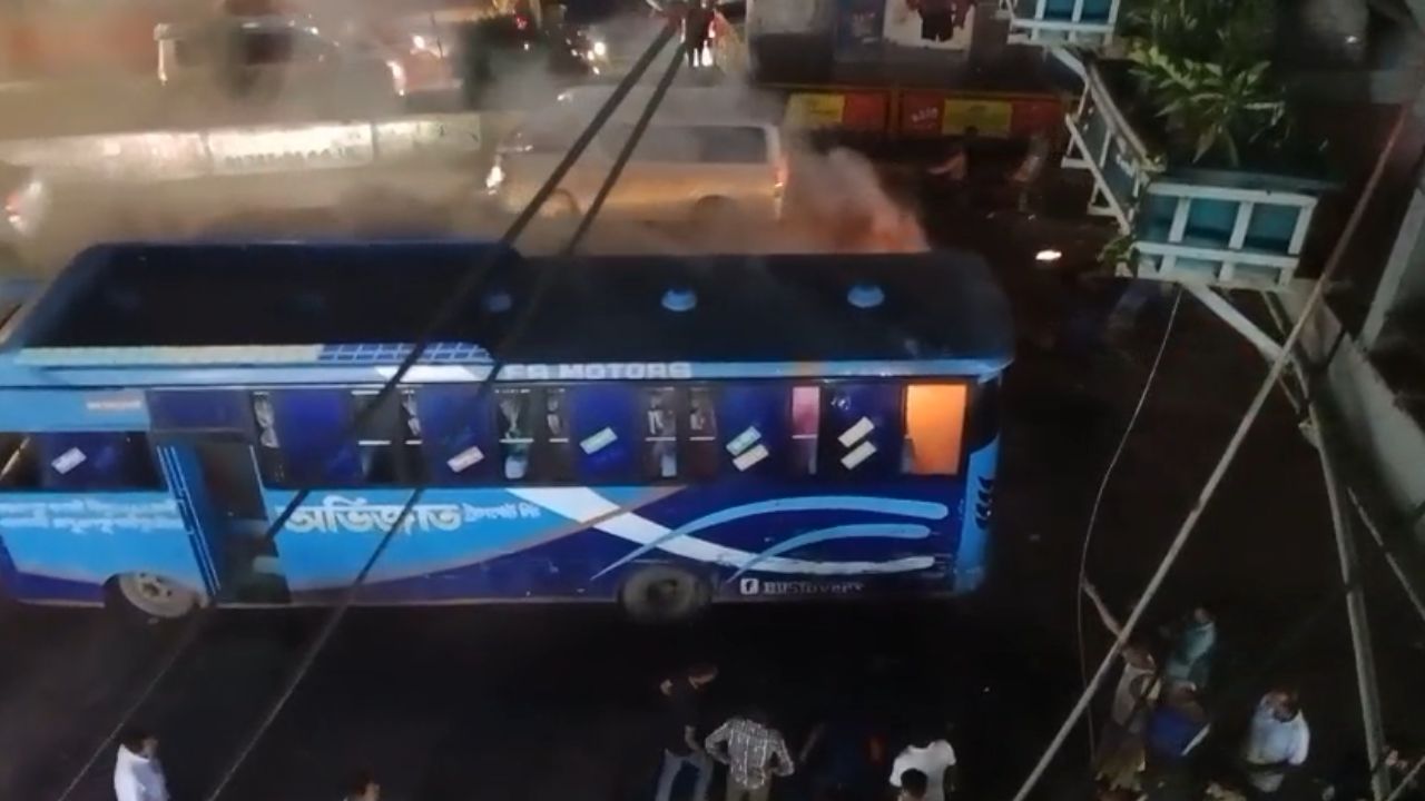 bus fire