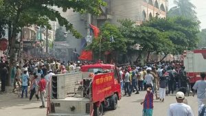 Fire at Mirpur’s Hope Market brought under control