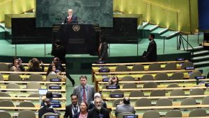 US envoy Mike Waltz slams walkout during Netanyahu’s UNGA speech