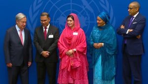 PM attends UN chief’s welcome breakfast in New York