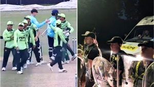 Masked protesters mistake Pakistan U19 cricketers for asylum seekers