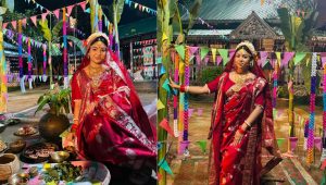 Sadia Jahan Prova sparks curiosity in bridal look