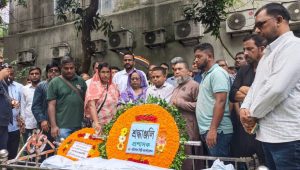 Final farewell to journalist Pulak Chatterjee in Barishal