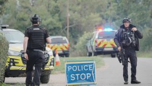 Five arrested after explosives found near RAF base used by US