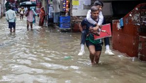 In photos: Heavy rain brings traffic woes, waterlogging in Dhaka