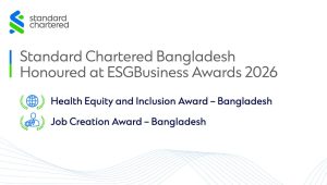 SCB bags two ESGBusiness Awards