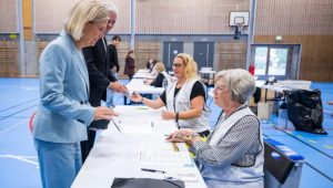 Sweden vote count shows centre‑left ahead