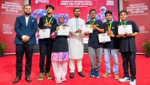 TARAR BARI secures gold medal at robotics olympiad