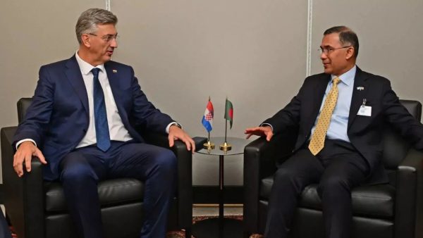 Tarique meets Croatian PM Plenković on UNGA sidelines