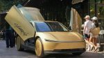 Tesla unveils Cybercab as it enters driverless taxi race