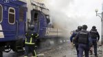 Russian drone hits Ukrainian train after Boris Johnson departs
