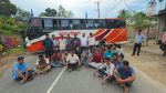 Transport dispute blocks Palashbari roads, strands passengers