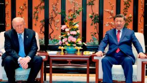 Trump attacks Democrats of communism while welcoming Xi for state visit