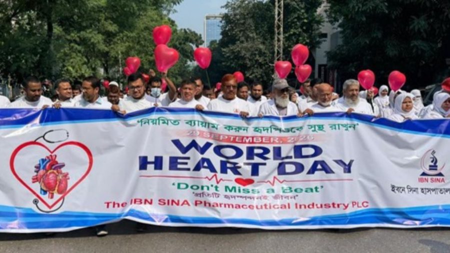 Ibn Sina Hospital marks World Heart Day with awareness rally