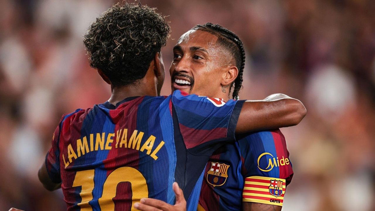 Raphinha and Yamal torment Rayo in 5-2 win