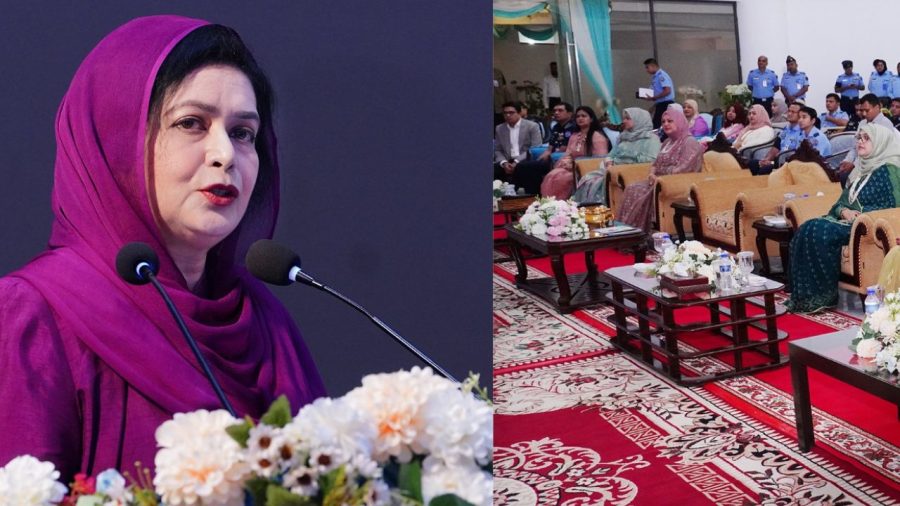 Zubaida visits BAF-run Blue Sky School for special children
